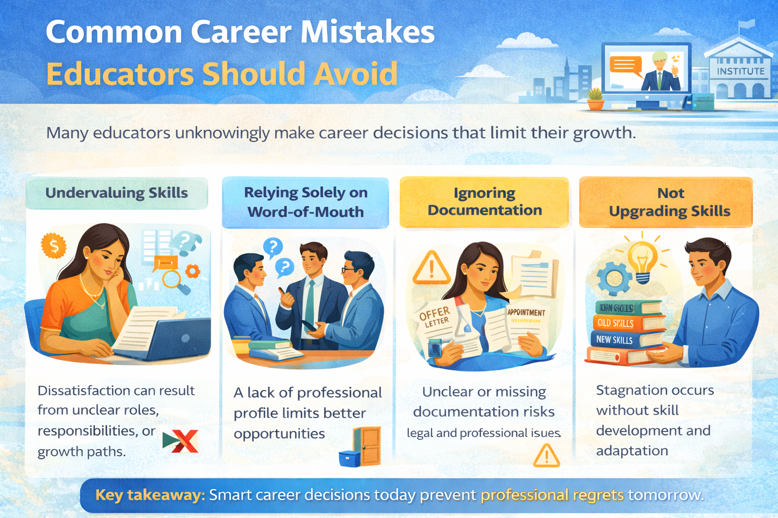 Common Career Mistakes Educators Should Avoid