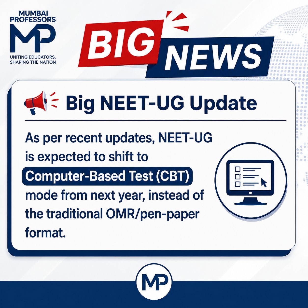 📢 Big NEET-UG Update