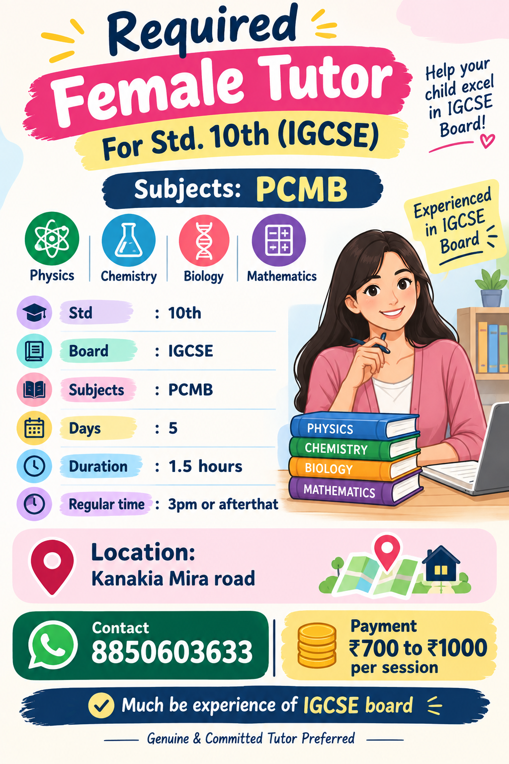 Female tutor 