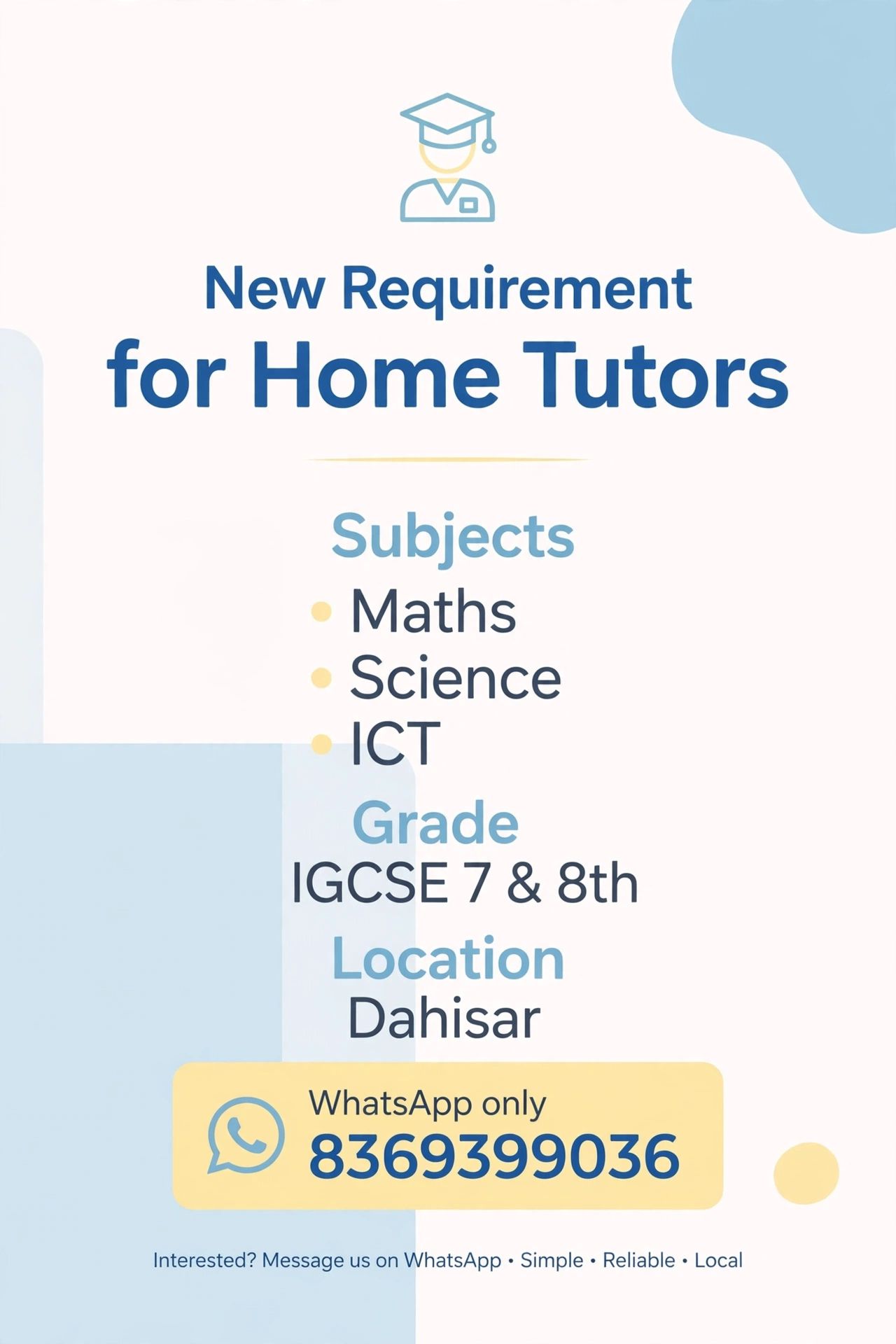 Home tutor