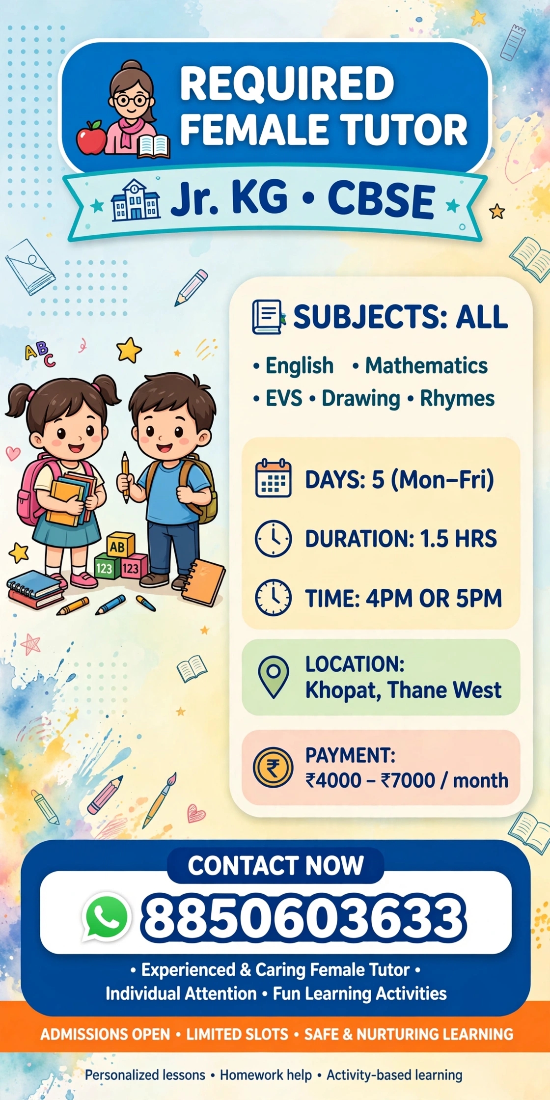 Female tutor 