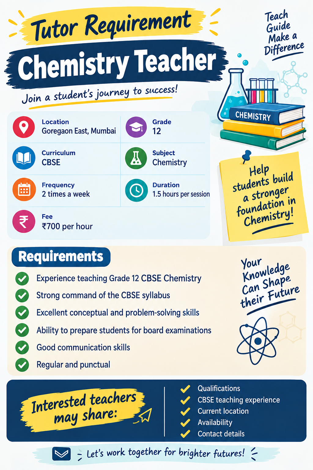 Chemistry teacher 