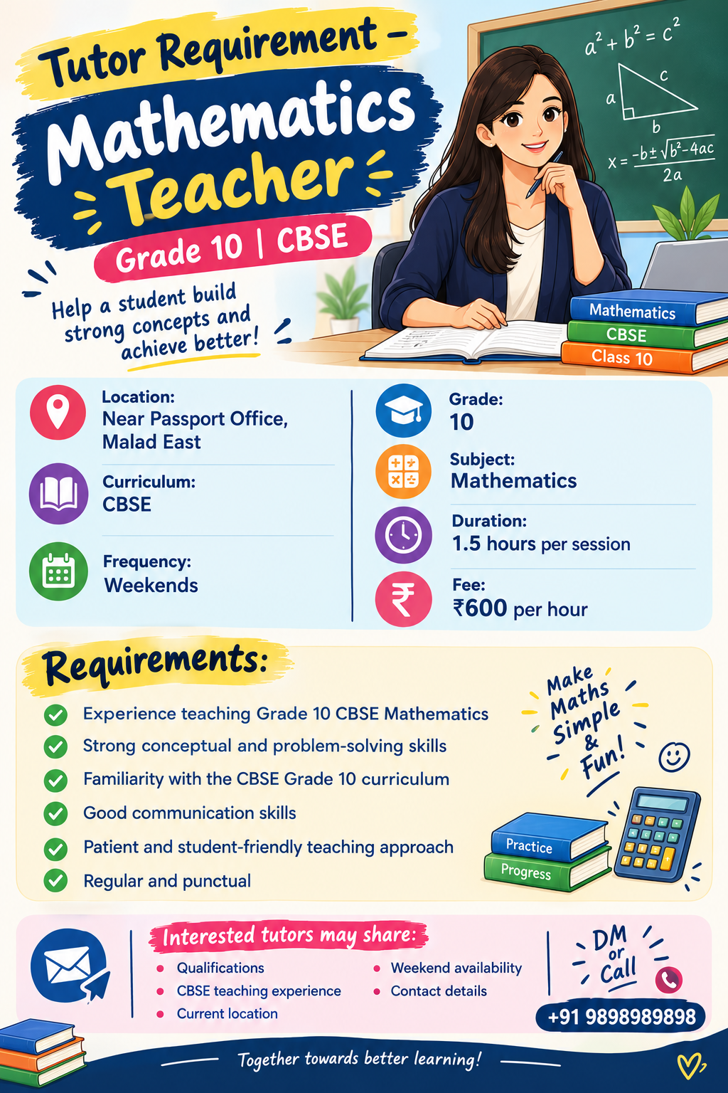 Mathematics teacher