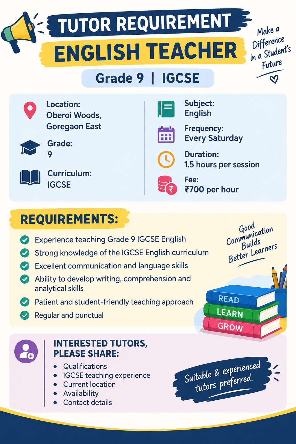 English teacher 