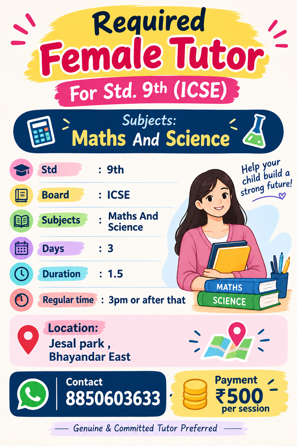 Female tutor 