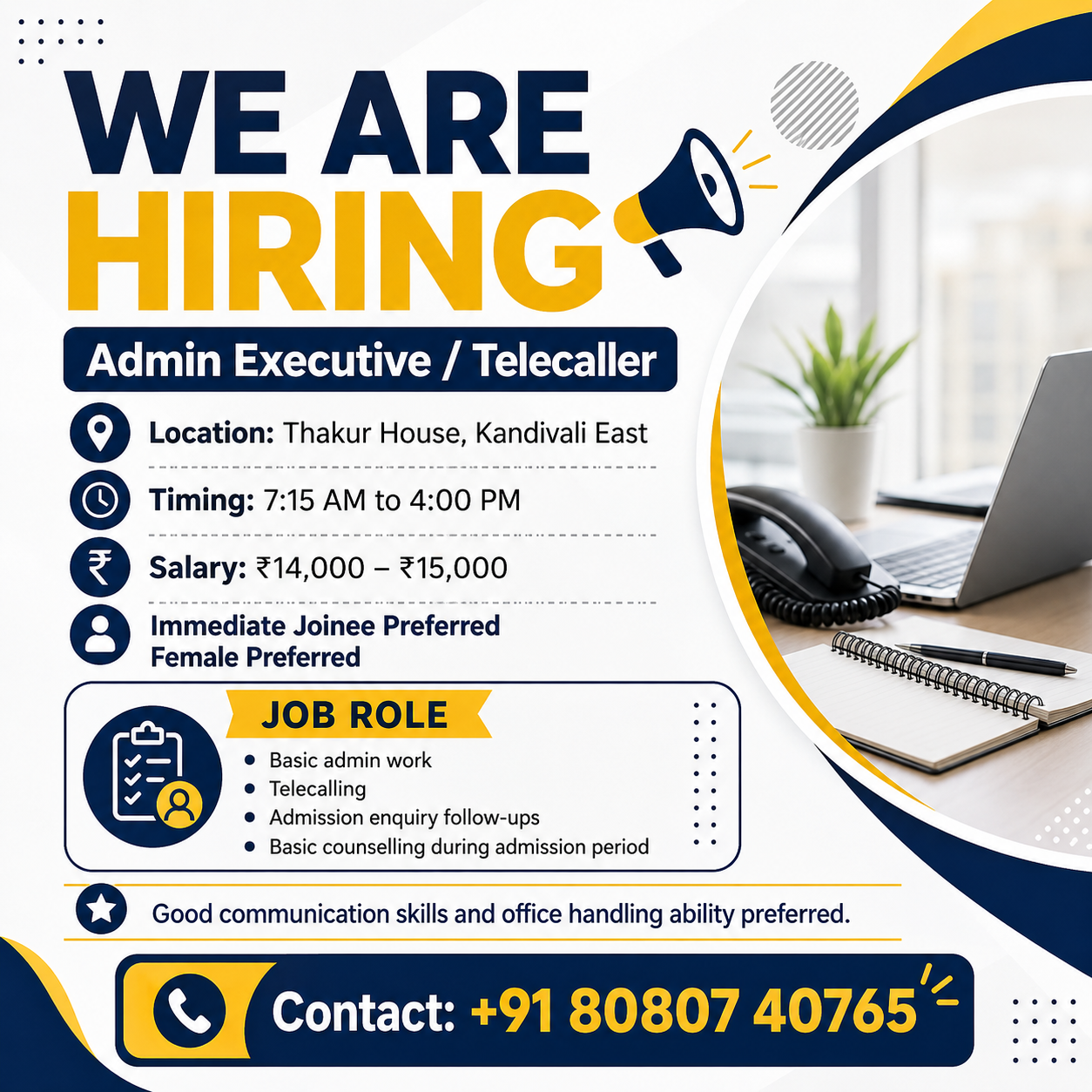 Admin Executive