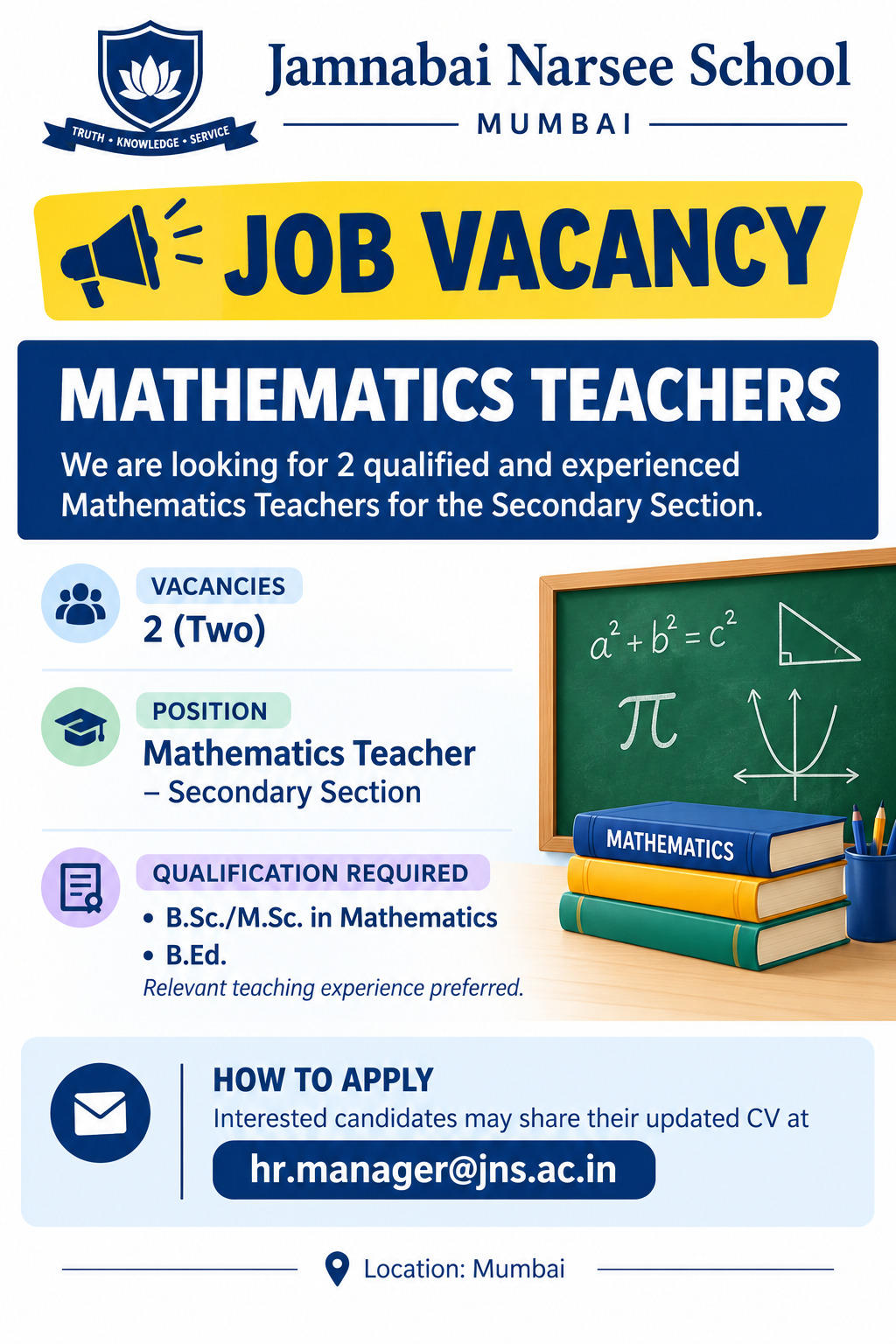 Mathematics teacher 